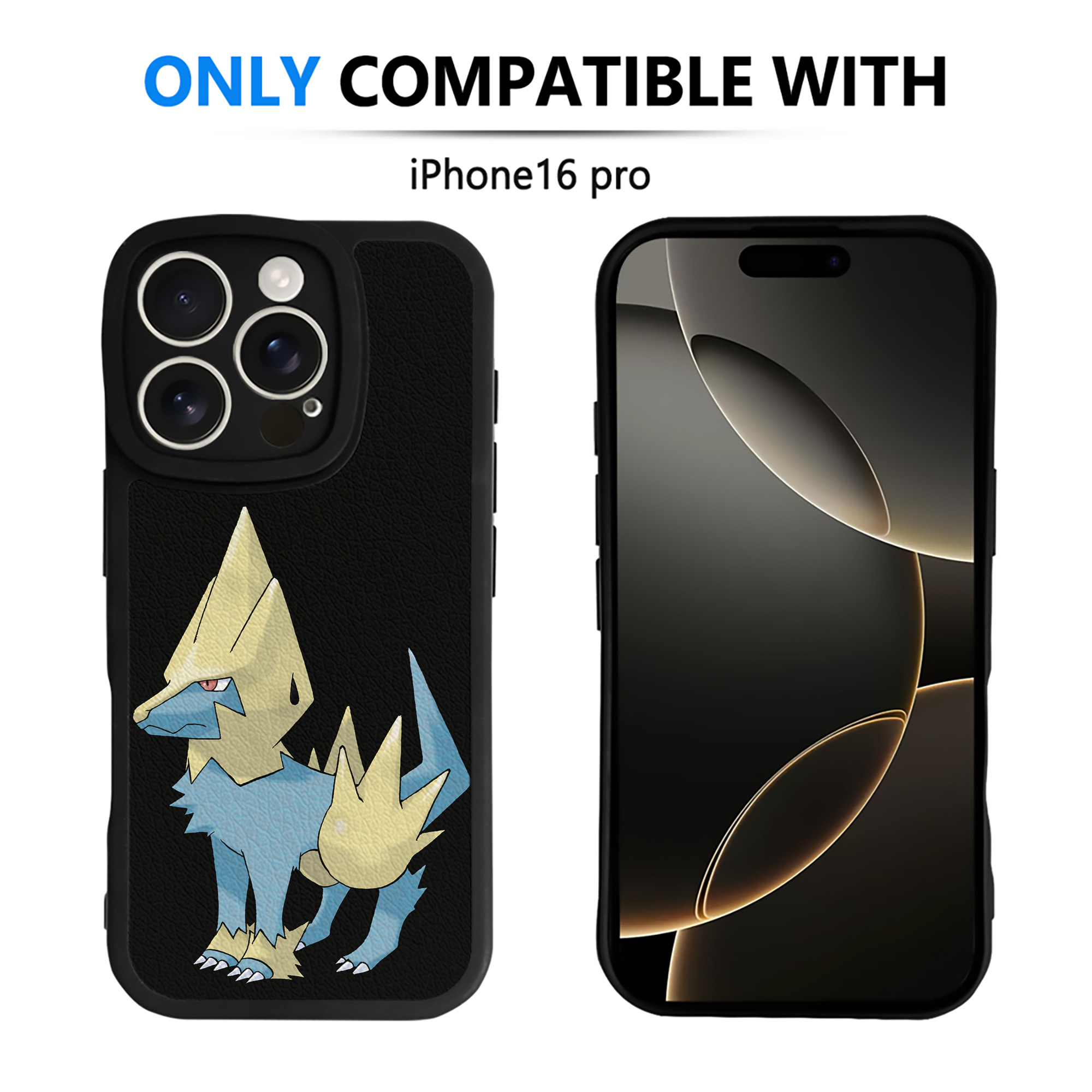 （画像用） ポケットモンスター Pokémon 【iPhone 16シリーズ対応】シリコンスマホケース（レザー調） 材質：シリコン
